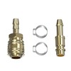 AUPROTEC Compressed Air Coupling Set with Brass Coupling 9 mm
