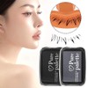 Black Eyelash Stamps Tool, False Eyelashes Silicone, L+R Double Sided