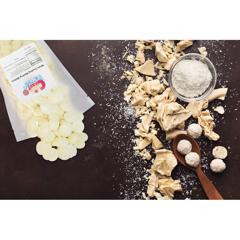 Sarah's Candy Factory Coating Melting Wafers White Chocolate Baking Cocoa