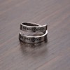 Kucheed Adjustable Rings for Women/Men, Inspirational Ring Jewelry Engraved I