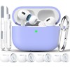 RFUNGUANGO Compatible with AirPods Pro 2nd/1st Generation Case (2023/2022/2019), Soft