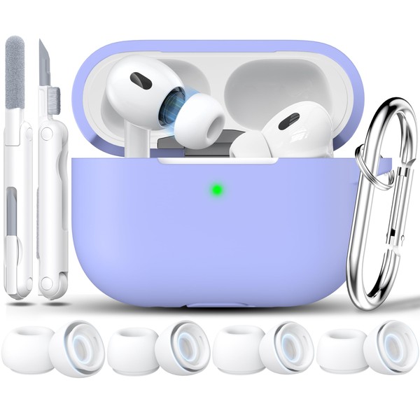 RFUNGUANGO Compatible with AirPods Pro 2nd/1st Generation Case (2023/2022/2019), Soft