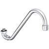 SANEI PA16JH-60X2-16 Foam Upward Angled Pipe, Water Splash Prevention, Height