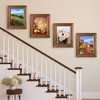 LUCKYLIFE 8x10 Picture Frame Set of 4, Rustic Bronze Picture