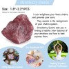 XIANNVXI Cherry Quartz Crystal,1.77-2.17" Raw Crystal Quartz Stone,Natural Healing Crystal