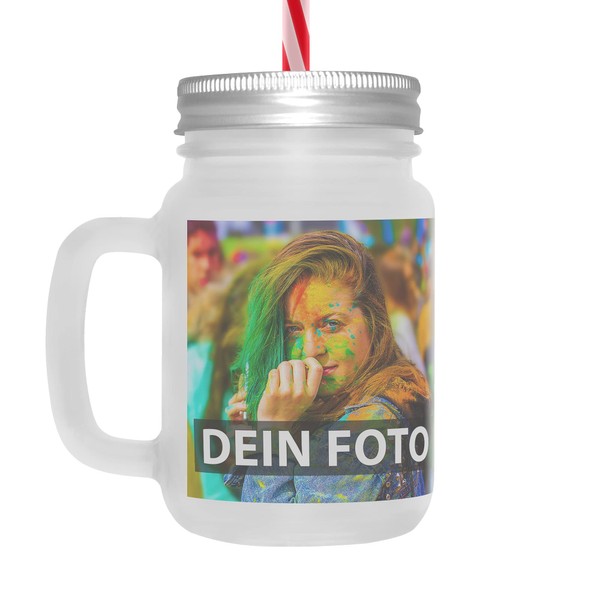 Tassendruck Drinking Glass with Photo Personalised - Cocktail Glass with