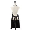 SARO LIFESTYLE Apron Collection Classic Cuisine Denim Apron/2443.BK01, Full, Black