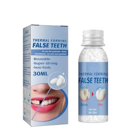 Kit de Reparación de Dientes Moldeable con Calor, Material Reutilizable y No Tóxico para Restauración Dental Temporal en el Hogar Para Una Sonrisa Más Radiante