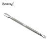 Rolabling Nail Cuticle Pusher and Spoon Cleaner Professional Stainless Steel