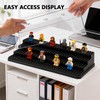 DVKKHD 4 Tier Minifigure Display Case, Clear Acrylic Storage Box,