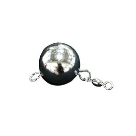 Jigging World Chrome Ball Sinker with Swivel (20oz)