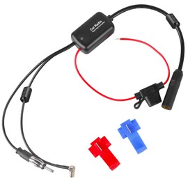 Antennenverstärker Auto: Dab Am Fm Signal Verstärker Splitter, DAB Antenne Verstärker Splitter, Auto Antenne Signalverstärker für Autoradio Nachrüsten Stecker, Antennenadapter, Radio Adapter