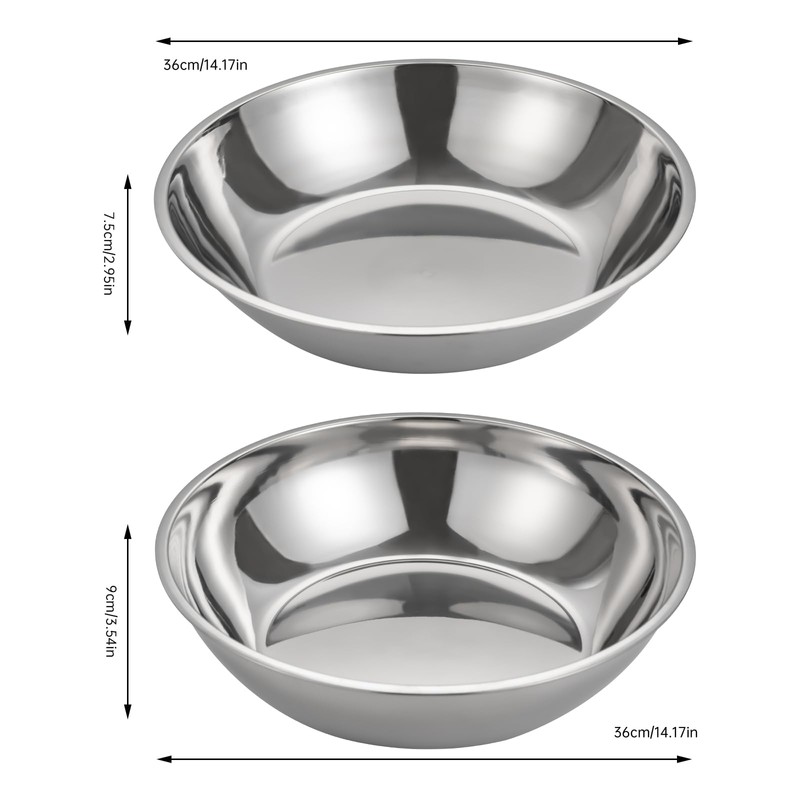 6.3 QT Round Chafing Dish Buffet Set, 1-Pack Stainless Steel
