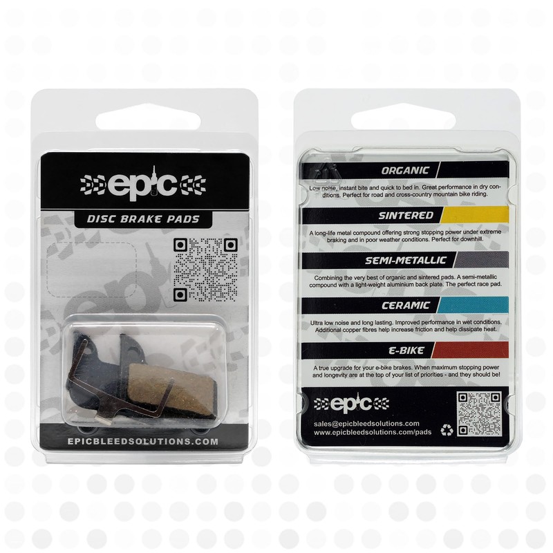 epic Disc Brake Pads for SRAM Red, Apex, Rival, Force