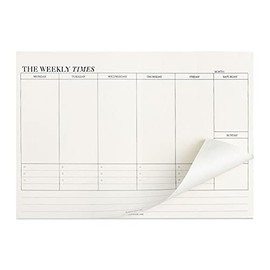 60 Sheets Weekly Planner Notepad, 7x10â Weekly To Do List Notepad Meal Planner Meal Planning Pad, Tear Off Student Planner, Work Planner and Checklist Notepad