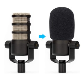 YOUSHARES Rode PodMic Pop Filter - Mic Windscreen Foam Wind Cover for Rode PodMic Podcasting Microphone to Blocks Out Plosives (2 packs)