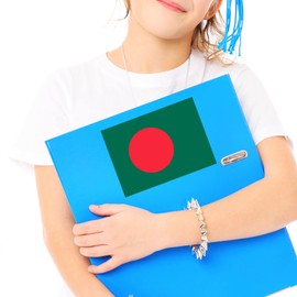Flag of Bangladesh Sticker Decal Notebook Car Laptop 5.5"x4" (Color)