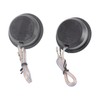 Car Tweeter 150W Pasteable Black Crisp Treble Dome Tweeter for