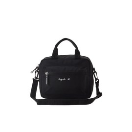 agnes b. AC12 E Bag 2-Way Kids' Logo Kindergarten Bag, Black, Free size