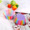 100 Piezas Capacillos para Cupcakes, Antiadherente Moldes de Papel para