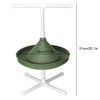 Multifunction Folding Bird Parrot Stand Bracket Feeding Bowl Shower Perch
