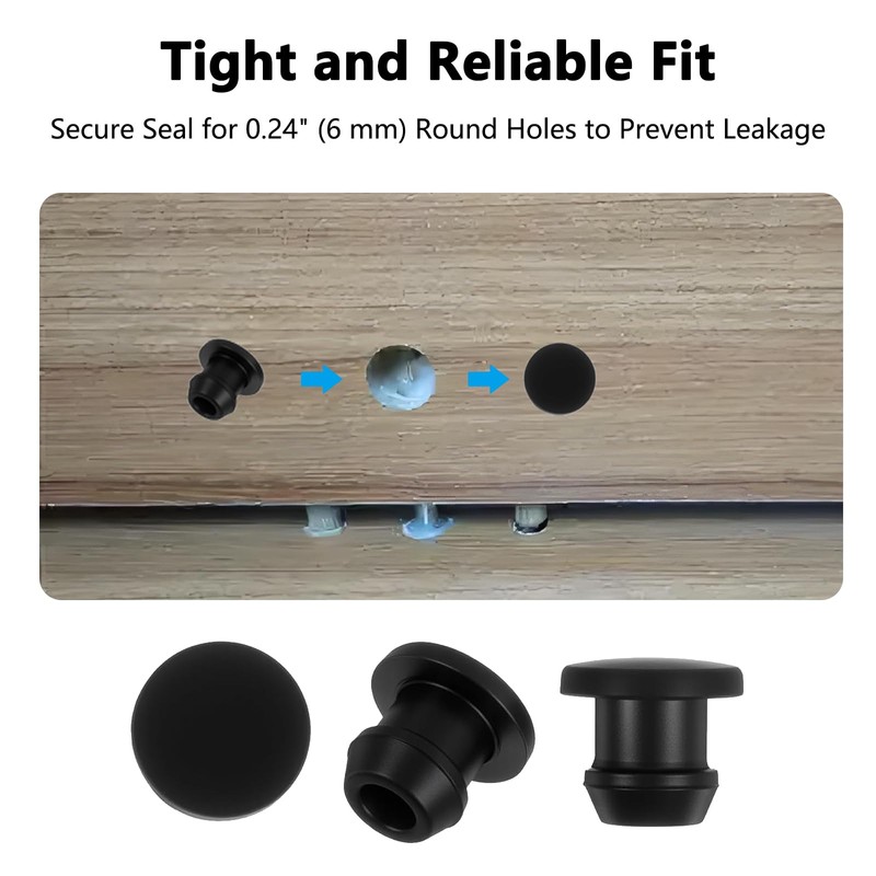 ZGGAZCA Silicone Plugs for Round Holes Coffee Stoppers Rubber Fountain