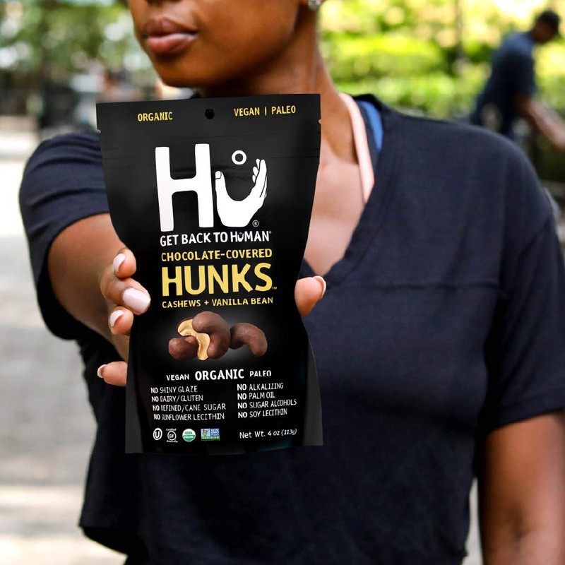 Hu Hunks Vegan Chocolate Covered Cashews With Vanilla Bean |