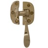 Left or Right Handed Ice Box Latch in Solid Brass