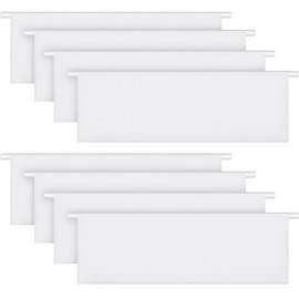 Geelin 8 Pcs 4 Inch Dryer Air Exhaust Vent Cover Exterior, Clothes Exhaust Replacement Louver for Deflect, UV Weather Resistant Replacement Slat Outdoor & Indoor, Dryer Vent Outlet Cap