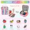 VASCHY Unicorn Lunch Box Bag for Kids, Insulated Reusable Glittery