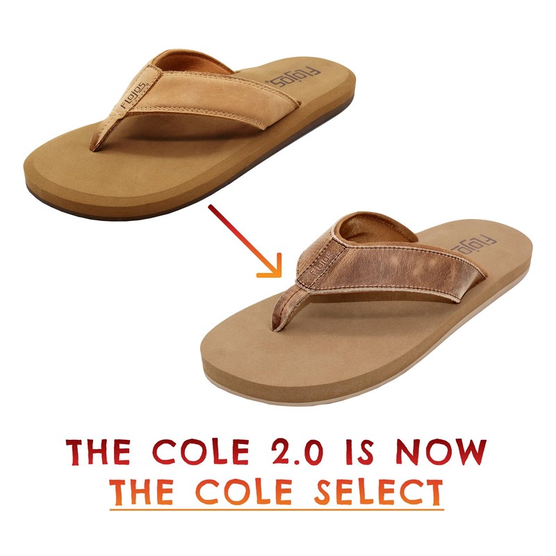 Flojos Men's Select Flip-Flop, Black, 7