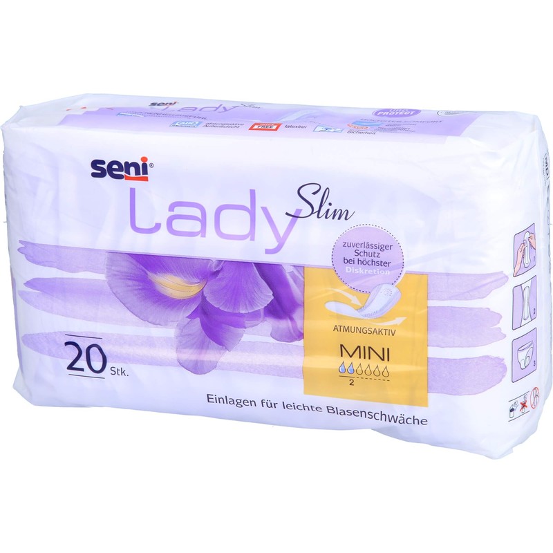 Seni Lady Slim Mini Incontinence Pads (Pack of 20)
