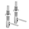 uxcell 2Pcs Retractable Indexing Plunger Pin, M6 L Spring Plunger