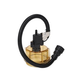 Oil/Water Separator Oil Filter Cup Fuel Filter Bowl R20 Heated Oil Cup with Automatic Drain, Nylon Iron Plastic