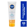 NIVEA SUN Protector Solar Facial para Piel Sensible (50 ml),