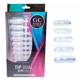 GC Nails Tips Dual System, Para Acrigel, Gc Nails