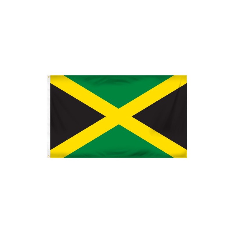 Online Stores Jamaica Printed Polyester Flag, 3 by 5-Feet