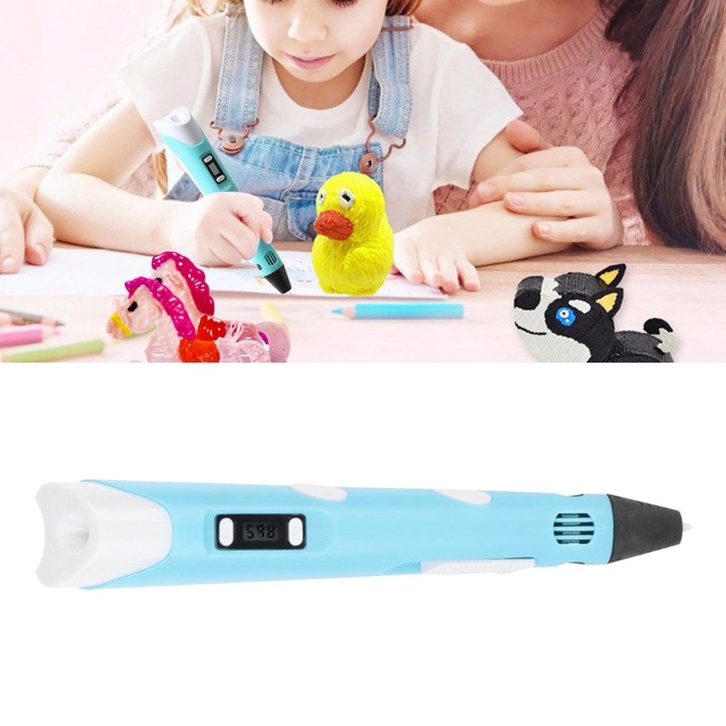 Professional 3D Pen OLED Display PLA ABS DIY Printing Pen