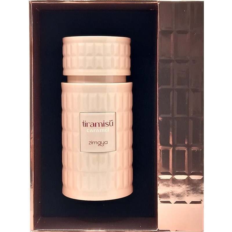 ZIMAYA TIRAMISU CARAMEL EAU DE PARFUM SPRAY UNISEX 3.4 Oz