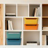 Tiawudi 12 Pack 4.5L Storage Bins with Lids, Plastic Storage