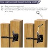 goldorcle Anti Sag Gate Kit Heavy Duty No Sag Kit