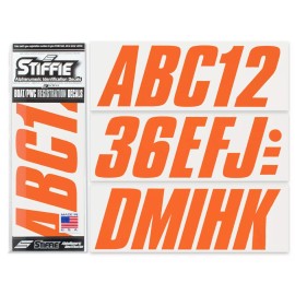 STIFFIE Shift SH12 Orange Boat PWC ID Numbers Decals Registration Sticker BASS