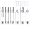 Betinyar 6Pcs 1.7oz/50ml Refillable Airless Pump Bottle, Makeup Pump Dispenser