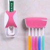 WAYCOM Dust-Proof Toothpaste Dispenser Toothpaste Squeezer Kit (Pink) …