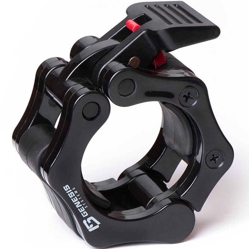 GENESIS SYSTEMS Olympic Barbell Clips 2 Inch Barbell Clamps Bar