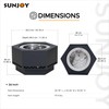 Sunjoy Fire Pit Smokeless 26 in. Hexagonal Outdoor Fire Pit,