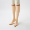 Gunze Women's Short Stockings, Sabrina, Below Knee Length, Same Color,