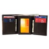 Dickies Men's Extra Capacity Trifold Wallet Black, Brown, One Size
