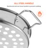 Stainless Steel Large Hole Colander for Shrimp Pasta & Vegetables