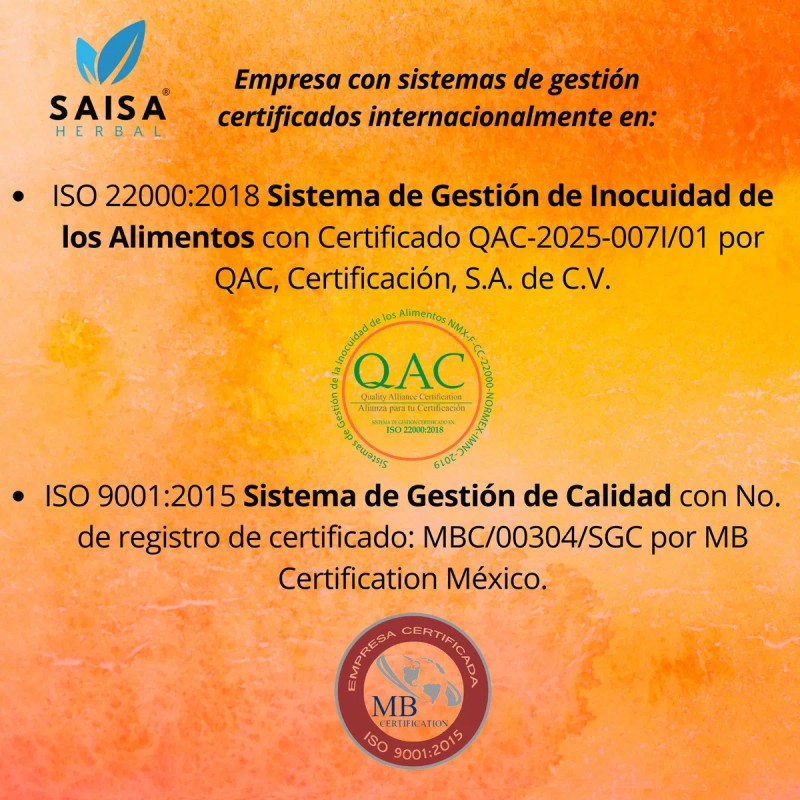 Cordyceps Adaptógeno Premium 100% Puro | 120 Cápsulas | Saisa
